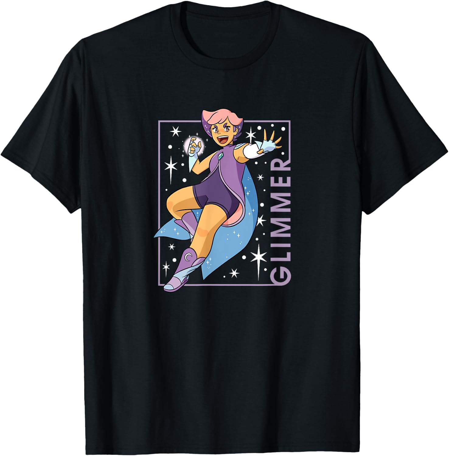 She-Ra Glimmer Pose T-Shirt - T-Shirt | Black