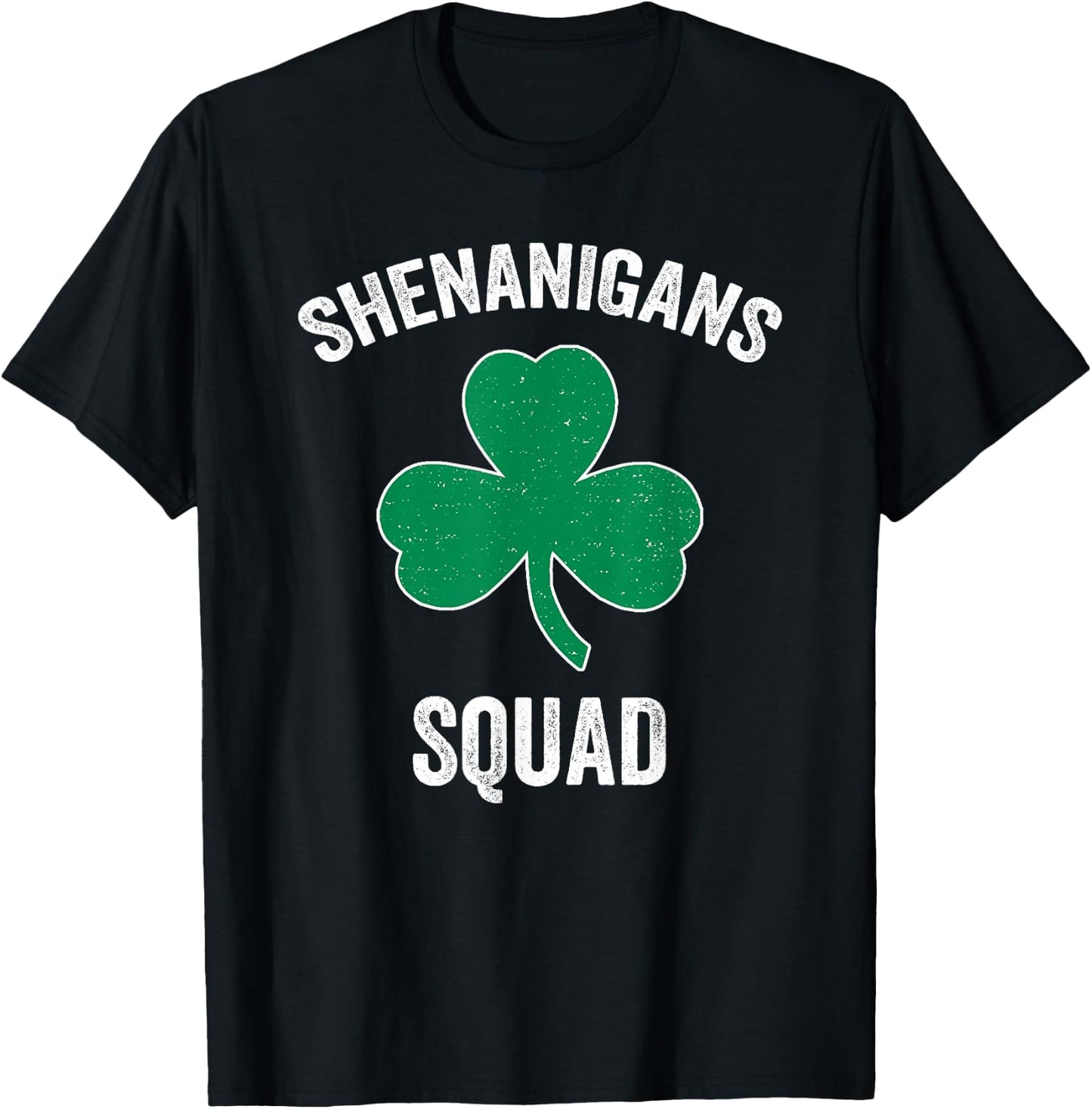 Shenanigans Squad Funny St. Patrick's Day Matching Group T-Shirt - T-Shirt | Black