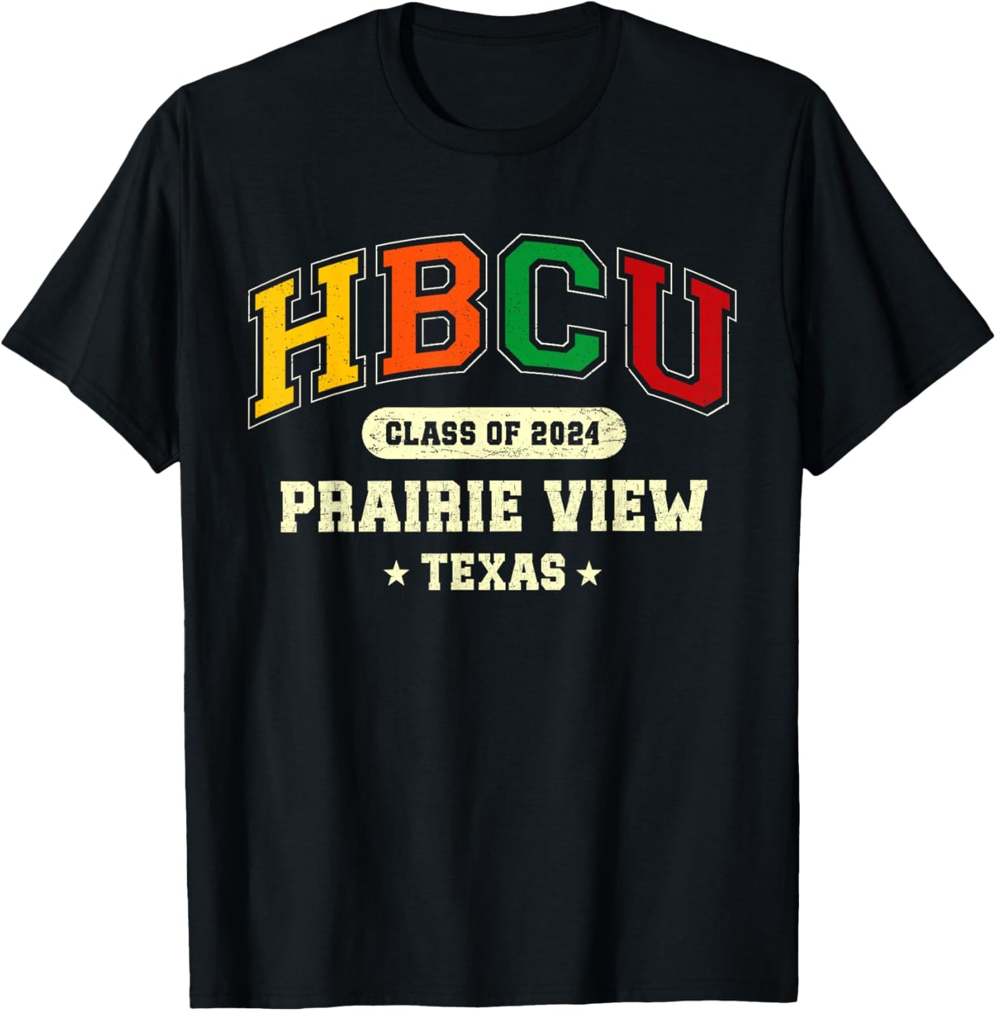 HBCU Class of 2024 Prairie View Texas Pride T-Shirt - T-Shirt | Black