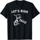 Tricycle Let's Ride Vintage Tricycle T-Shirt - T-Shirt | Black