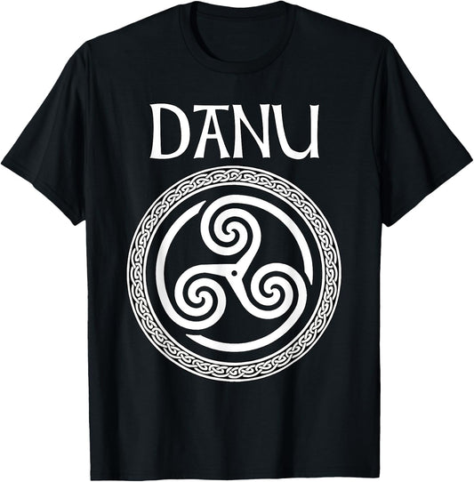 Danu Ancient Celtic Goddess of Mothers and Earth T-Shirt - T-Shirt | Black