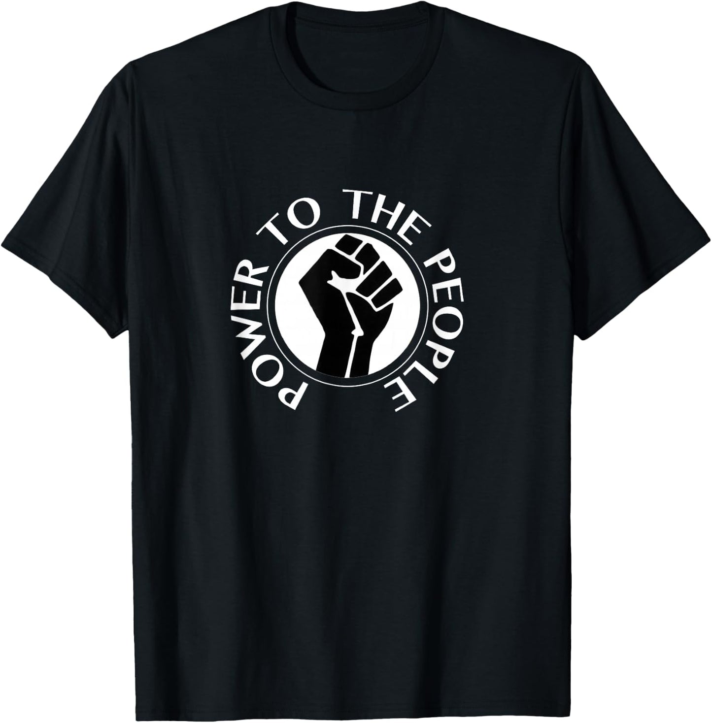 Power To The People T-Shirt - T-Shirt | Black