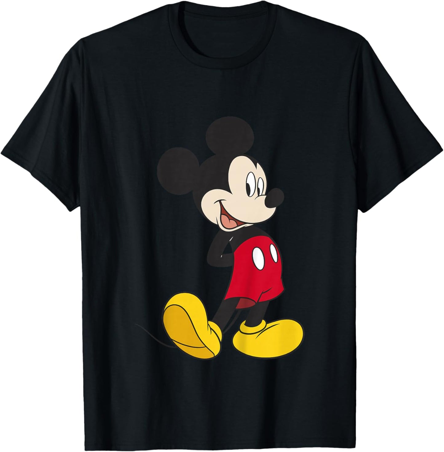 Kids Disney Mickey and Friends Mickey Mouse Classic Pose Youth T-Shirt - T-Shirt | Black