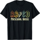 ABCD Rocks Back To School Preschool Rocks Funny Teacher T-Shirt - T-Shirt | Black