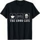 Funny Bicycle Beer Good Life Cycling T-Shirt - T-Shirt | Black