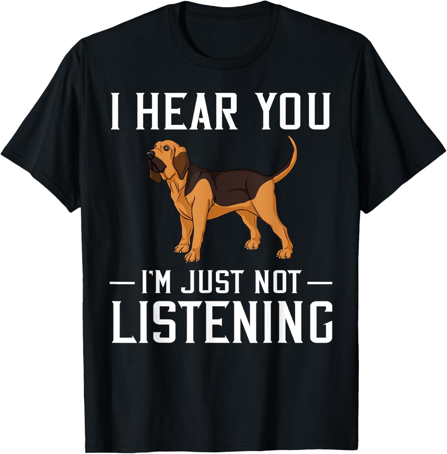 Bloodhound Dog Puppies Owner Lover T-Shirt - T-Shirt | Black
