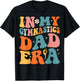 Groovy In My Gymnastics Dad Era Funny Gymnast Dad T-Shirt - T-Shirt | Black