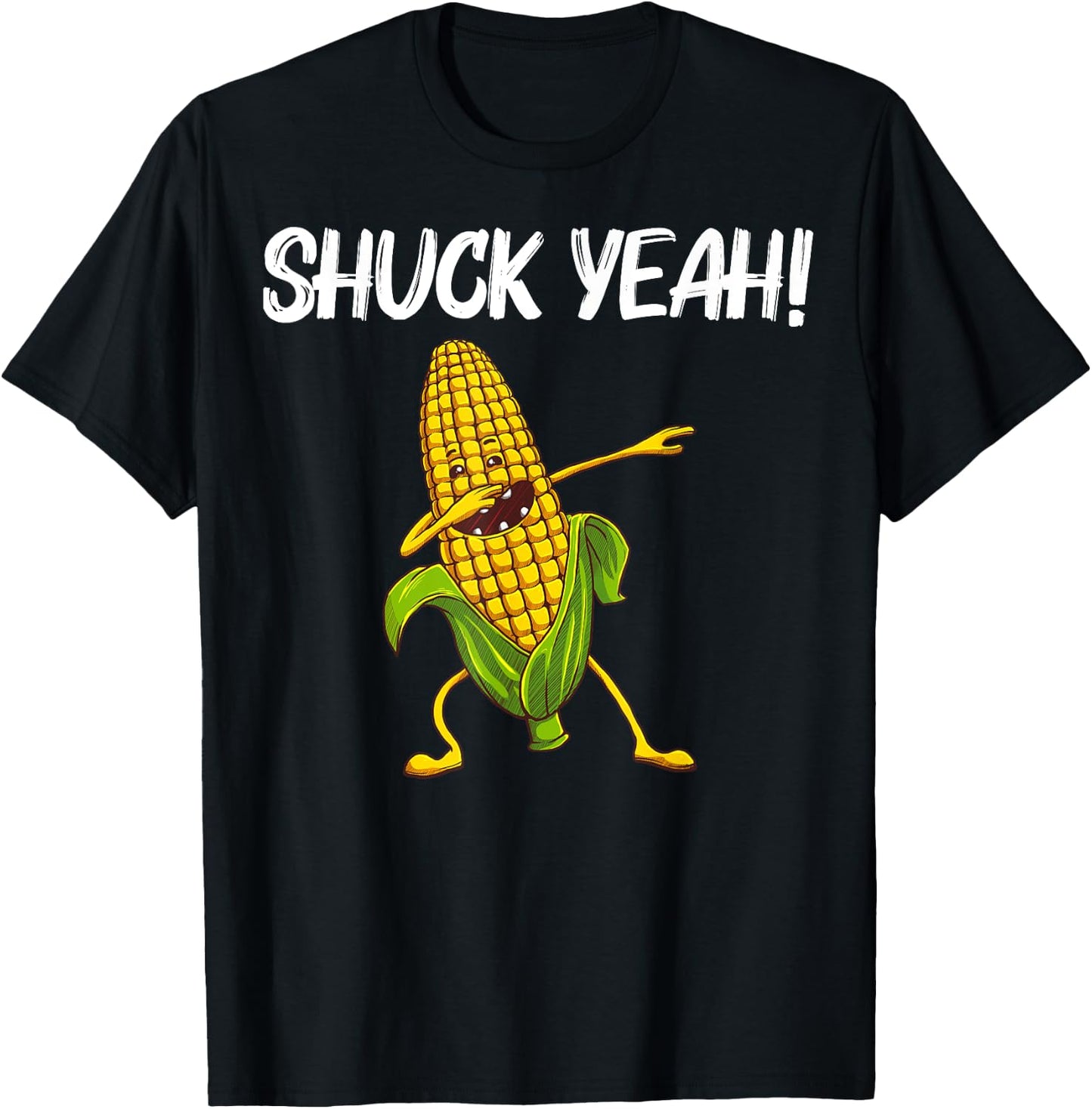 Funny Corn Gift Women Corn On The Cob Costume Farmer T-Shirt - T-Shirt | Black