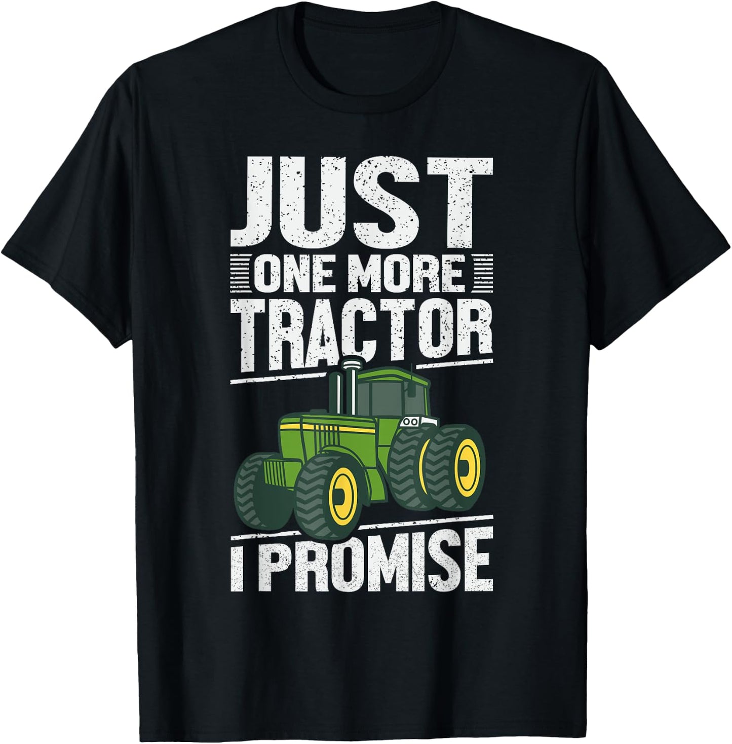 Nur noch ein Traktor I promise funny Gift T-Shirt - T-Shirt | Black