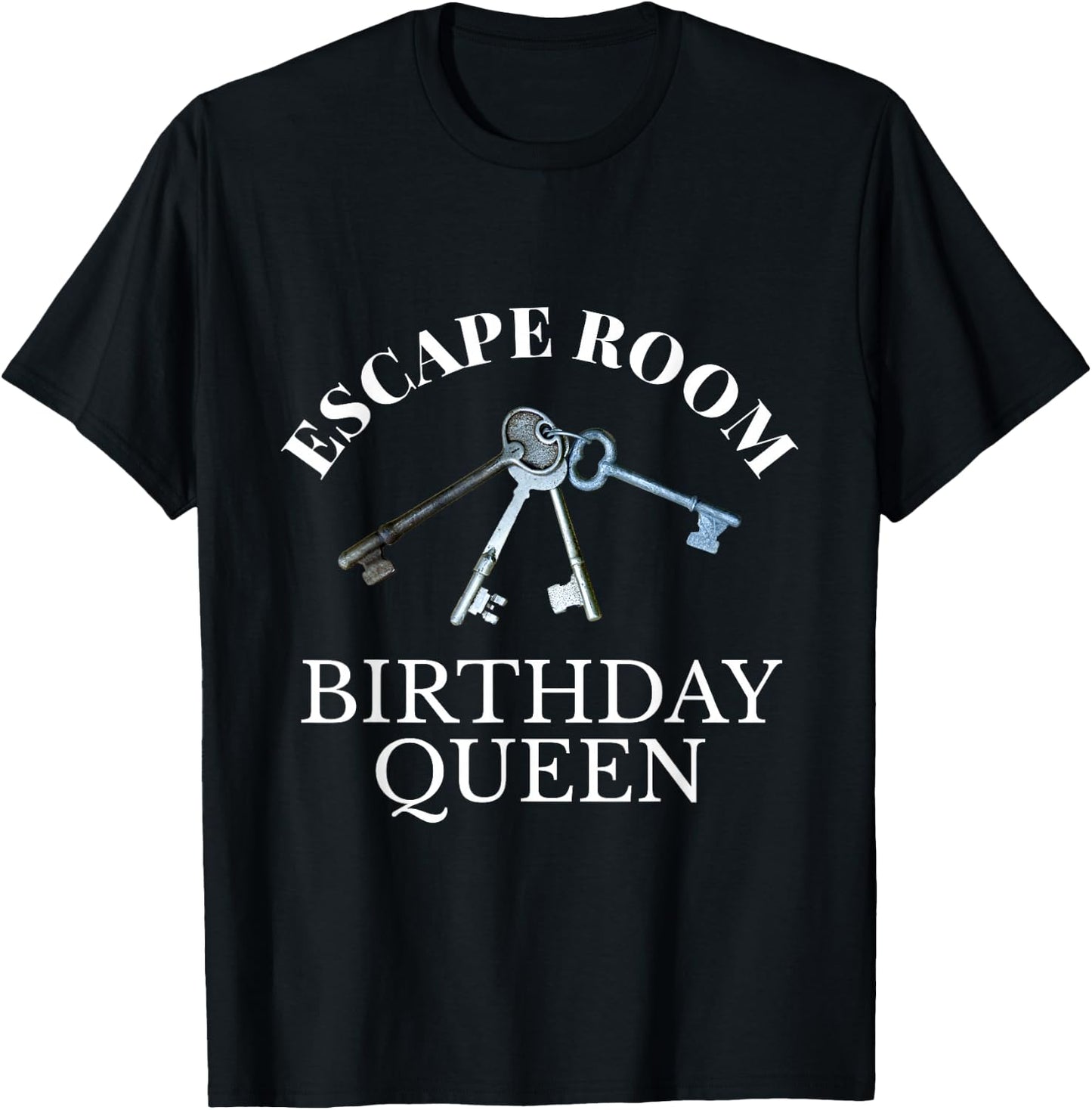 Escape Room Birthday Queen T-Shirt - T-Shirt | Black