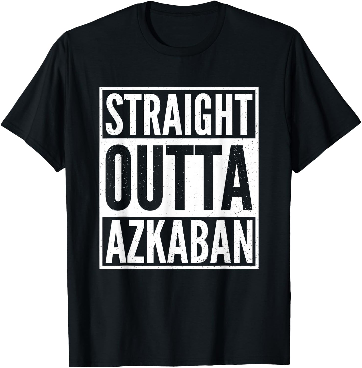 Straight Outta Azkaban Gift T-Shirt - T-Shirt | Black