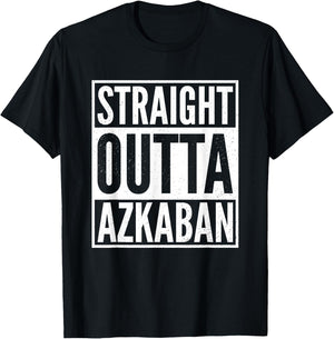 Straight Outta Azkaban Gift T-Shirt - T-Shirt | Black