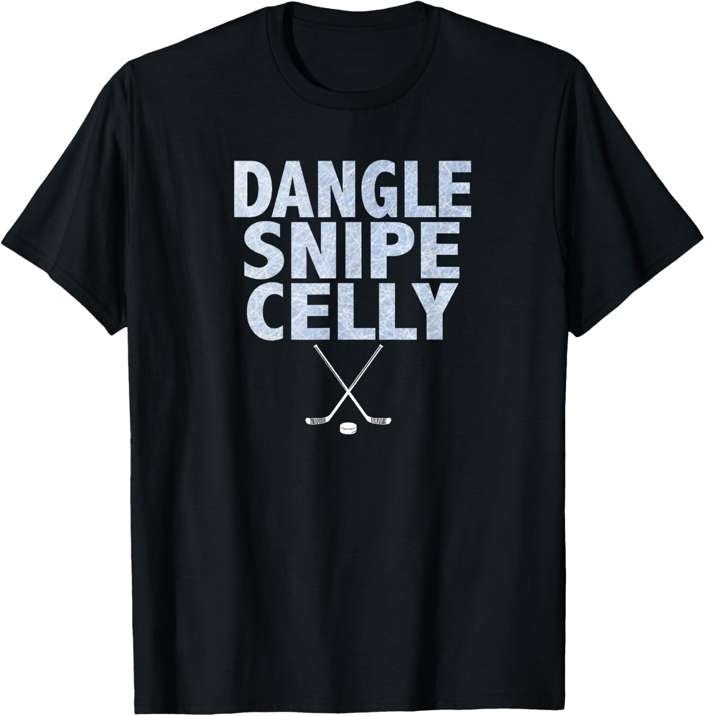 Dangle Snipe Celly Hockey T-Shirt - T-Shirt | Black
