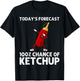 Funny Ketchup Gift Women Ketchup Merchandise Tomato T-Shirt - T-Shirt | Black