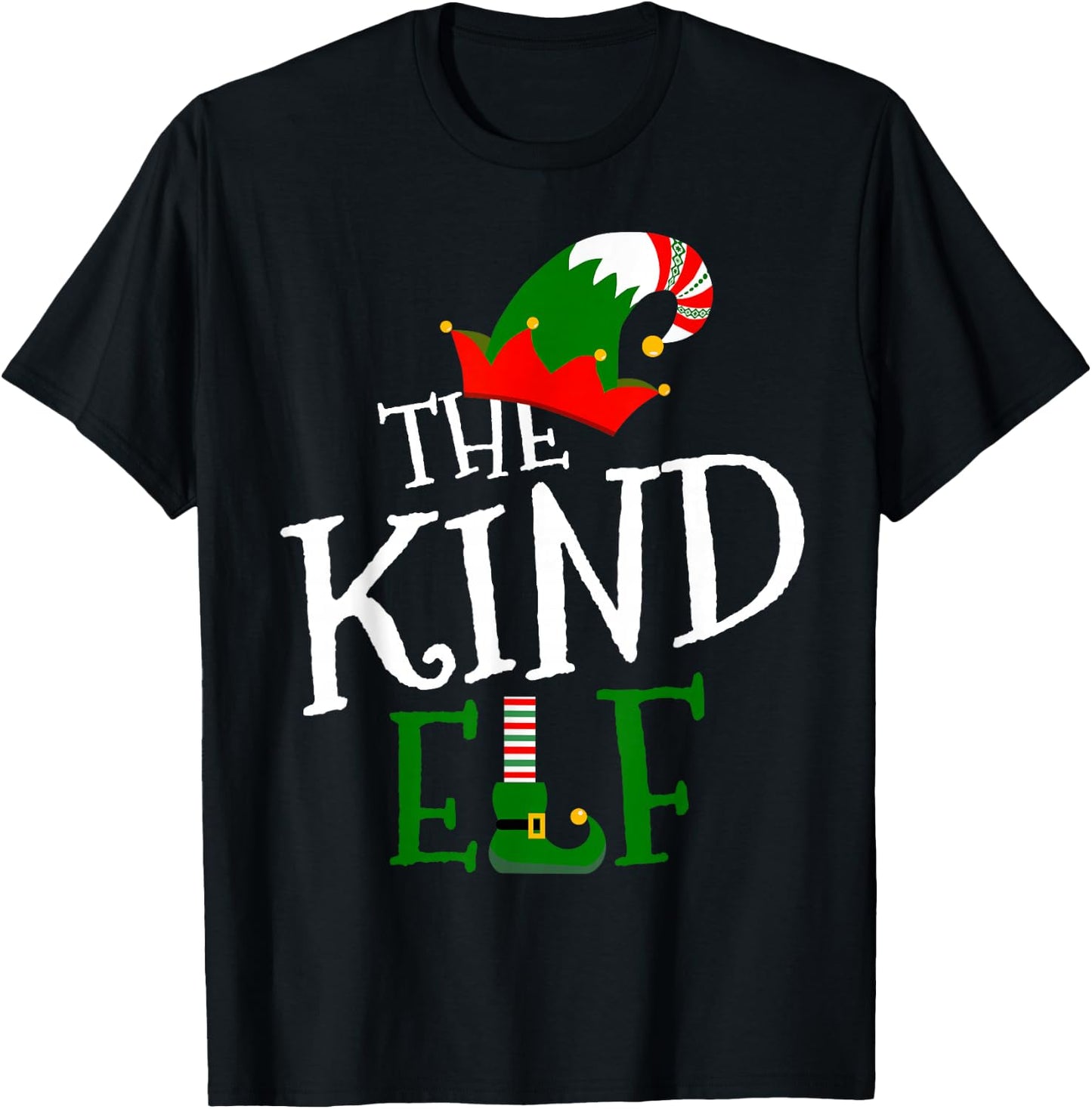 The Kind Elf Family Matching Group Gift Christmas Costume T-Shirt - T-Shirt | Black