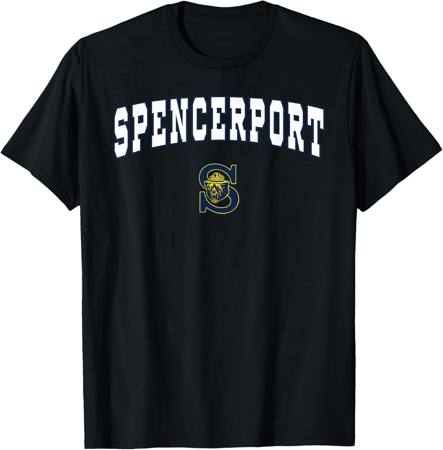 Spencerport High School Rangers T-Shirt - T-Shirt | Black