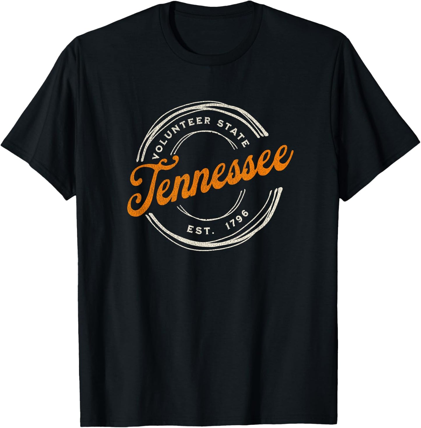 Retro Tennessee Volunteer State T-Shirt - T-Shirt | Black