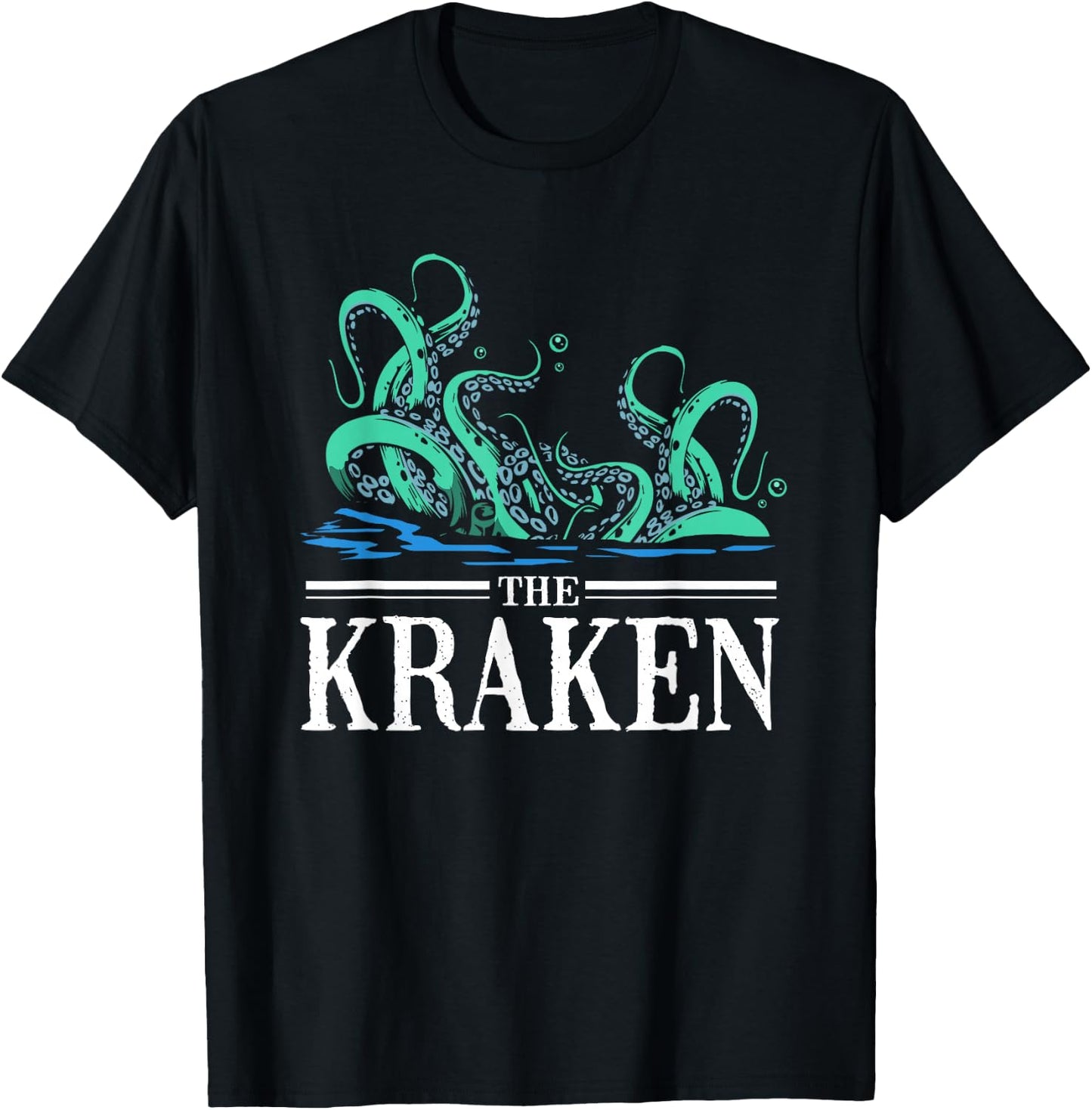 Octopus The Kraken T-Shirt - T-Shirt | Black