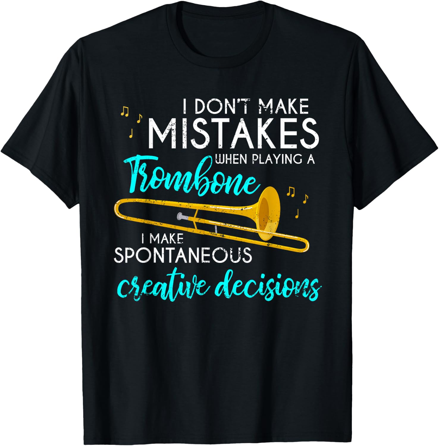 Orchestra Musician Gift Funny Trombone T-Shirt - T-Shirt | Black