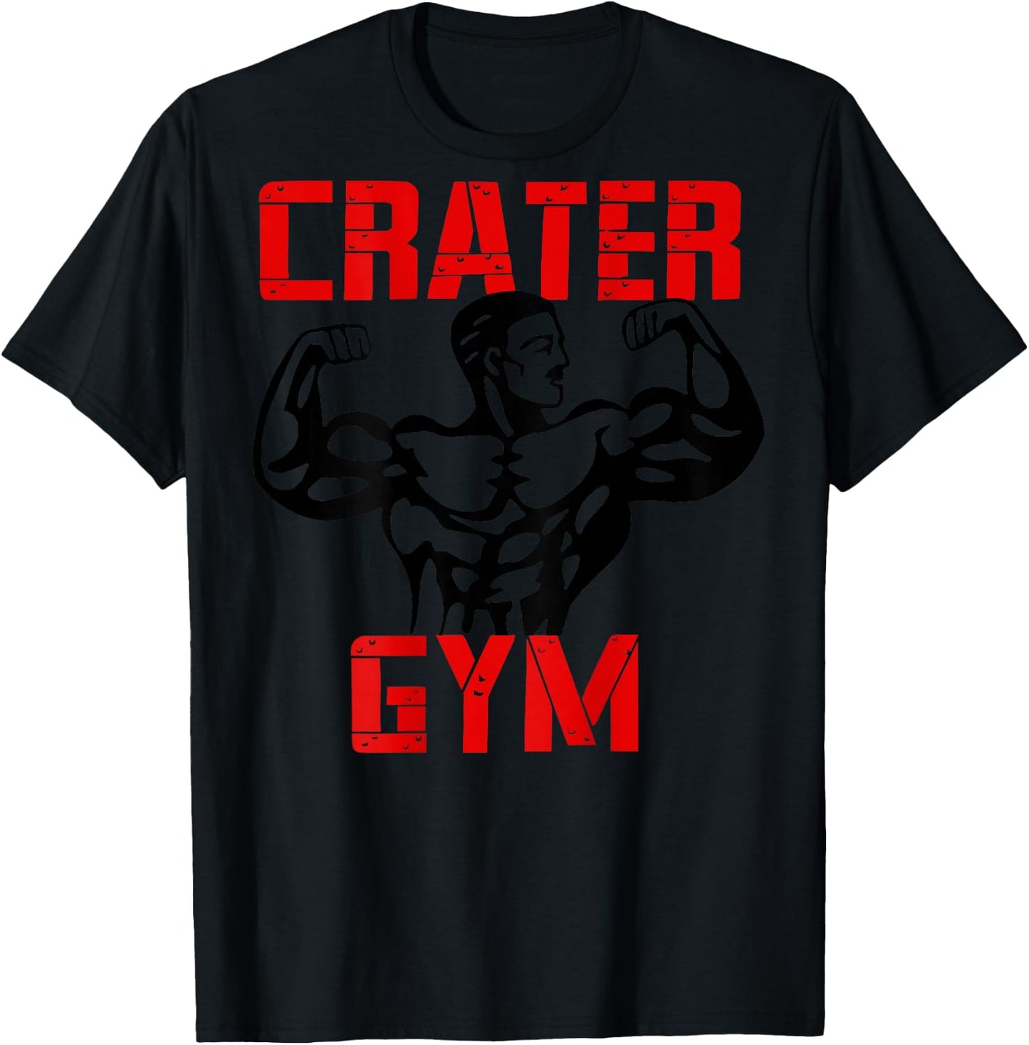 Crater Gym T-Shirt - T-Shirt | Black