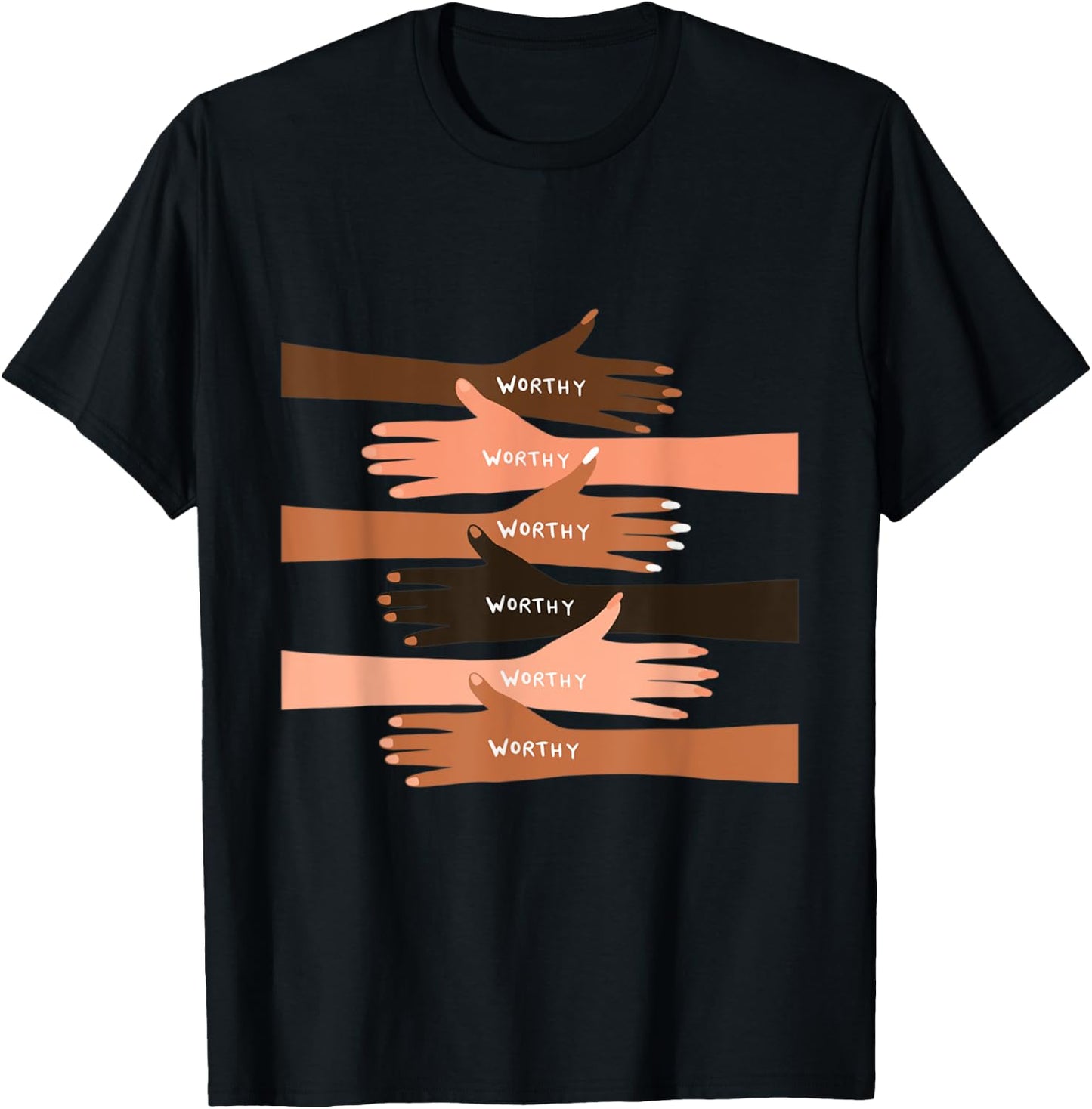 You Are Worthy T-Shirt - T-Shirt | Black