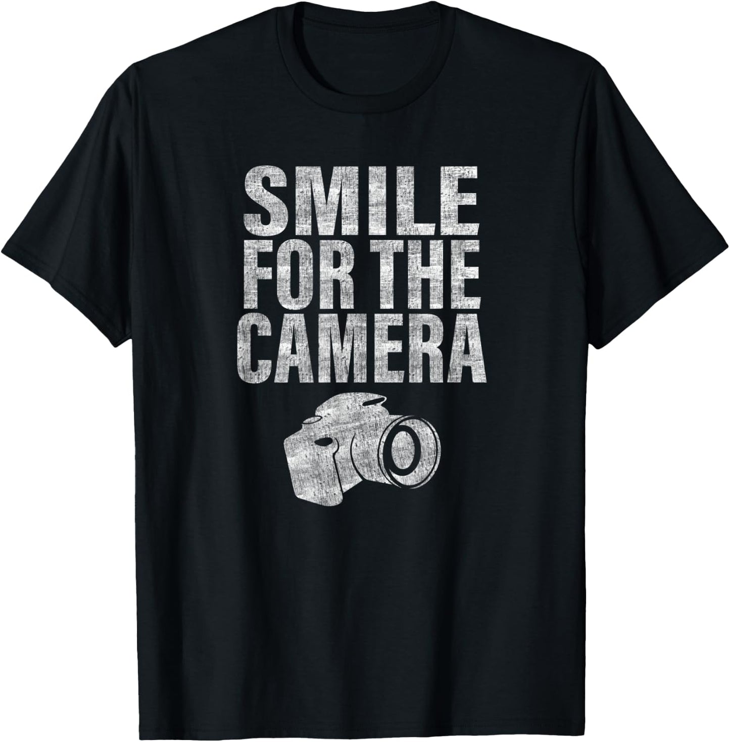 Smile For The Camera T-Shirt - T-Shirt | Black