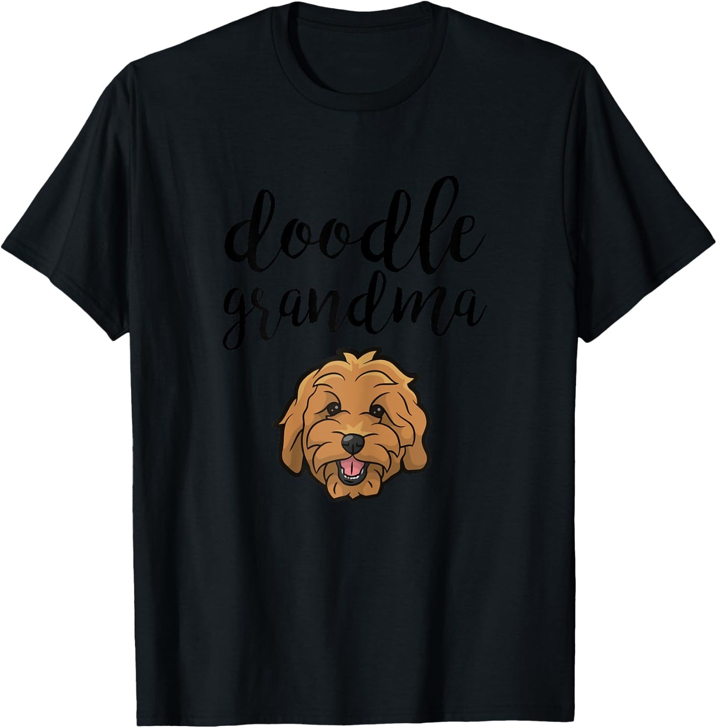 Goldendoodle Grandma - Doodle Grandma Cute Dog Girls Kids T-Shirt - T-Shirt | Black