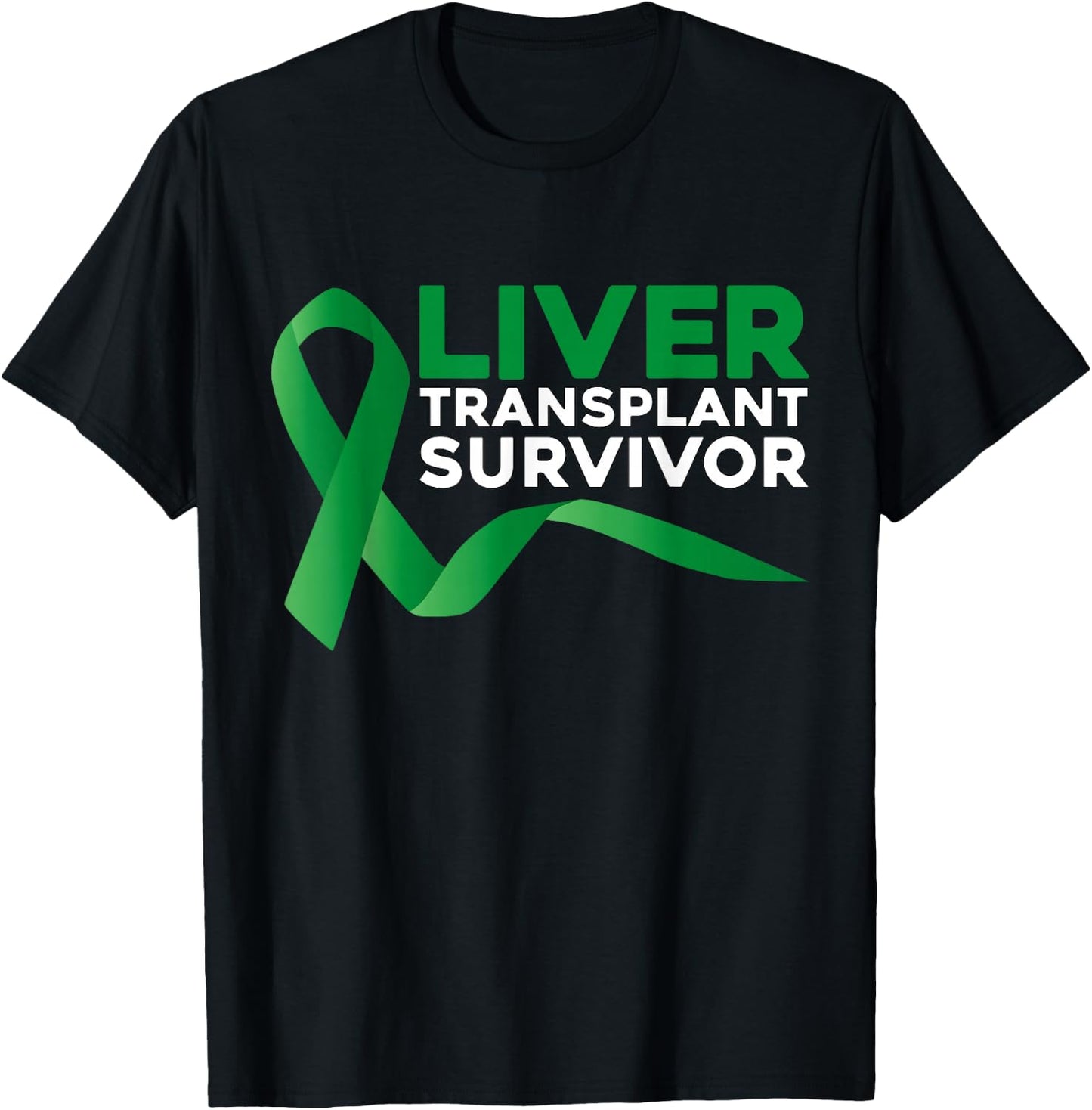 Transplant Survivor T Shirt Liver Recipient in Recovery T-Shirt - T-Shirt | Black