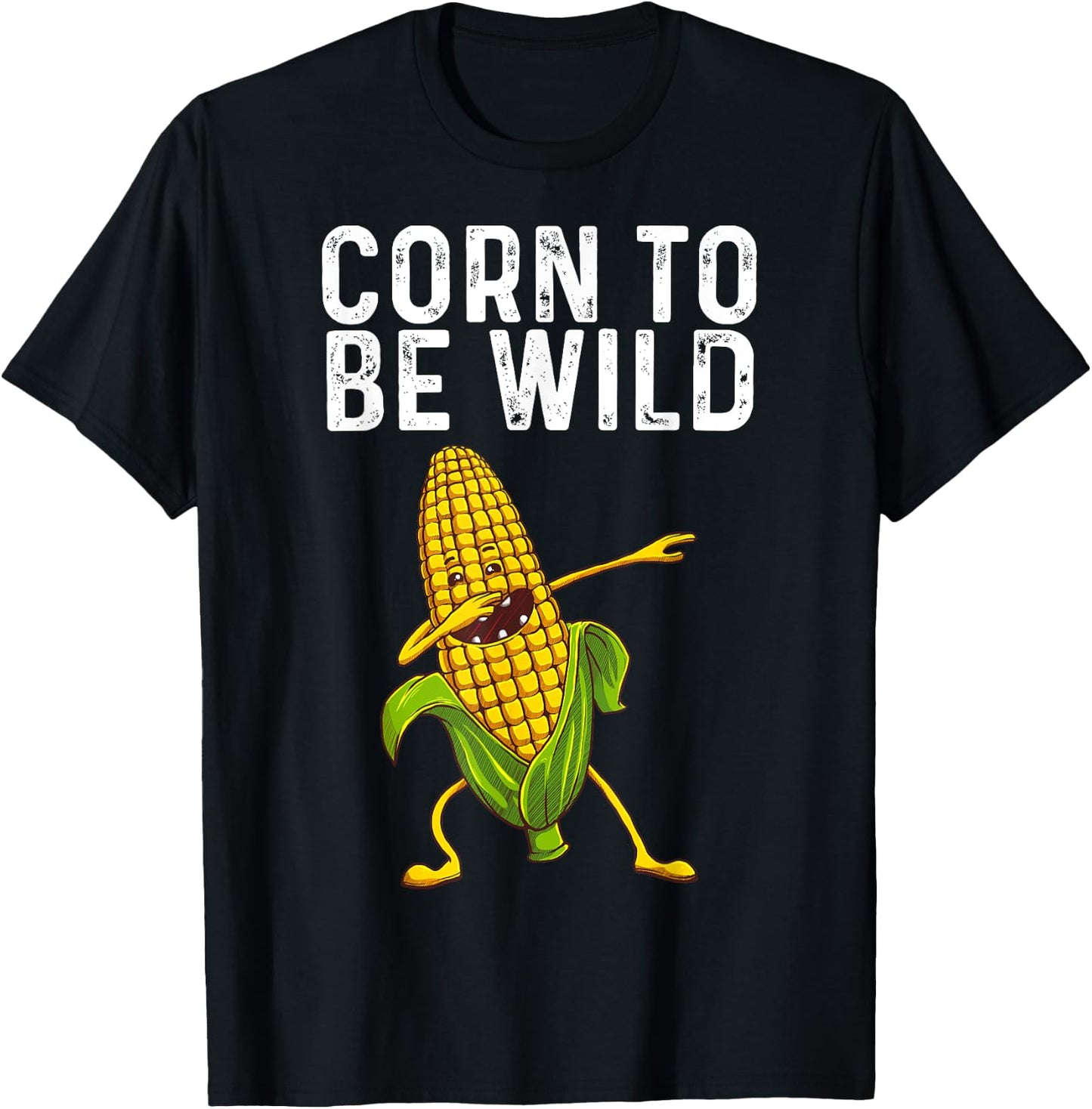 Funny Corn Gift Women Corn On The Cob Costume Farmer T-Shirt - T-Shirt | Black