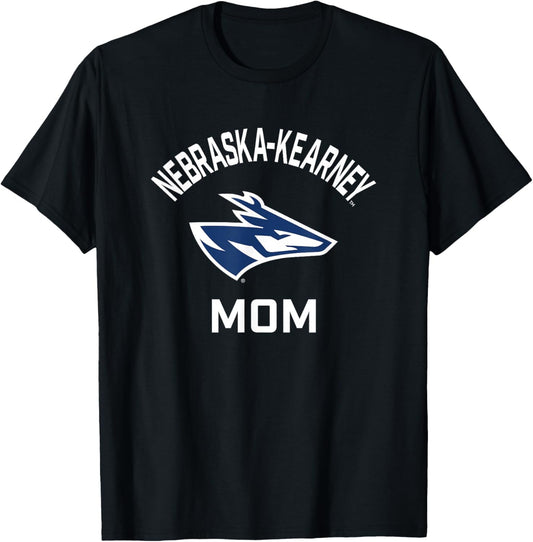 University of Nebraska at Kearney Lopers Arched Mom T-Shirt - T-Shirt | Black