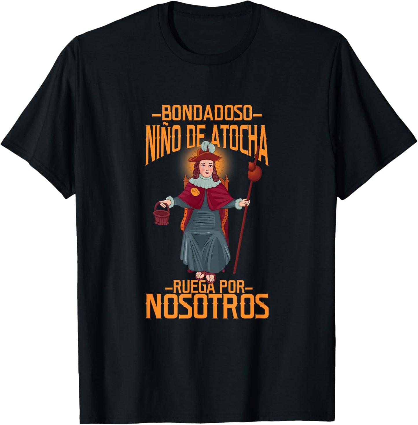 Santo Niño de Atocha. T-Shirt - T-Shirt | Black