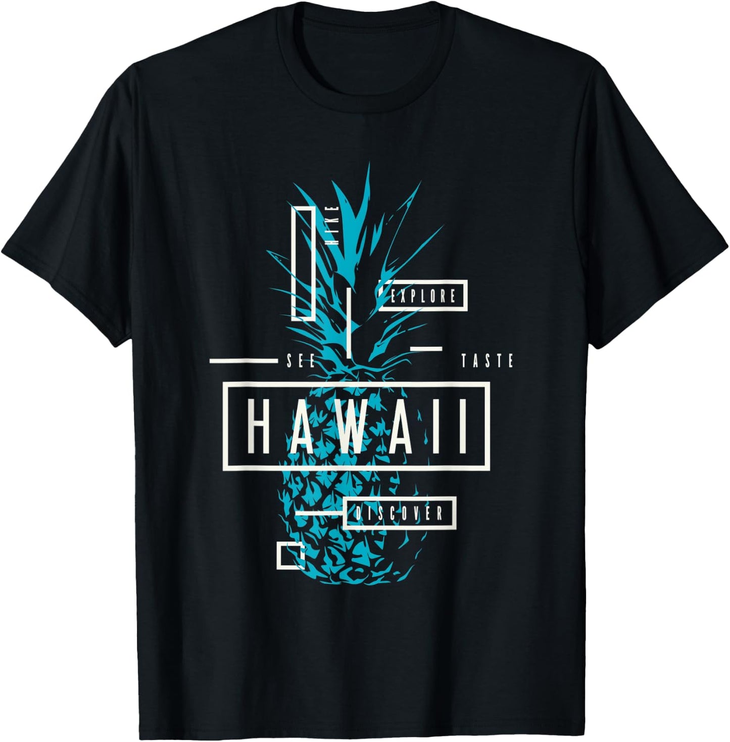 Hawaii Paradise Graphic Novelty & Cool Designs T-Shirt - T-Shirt | Black