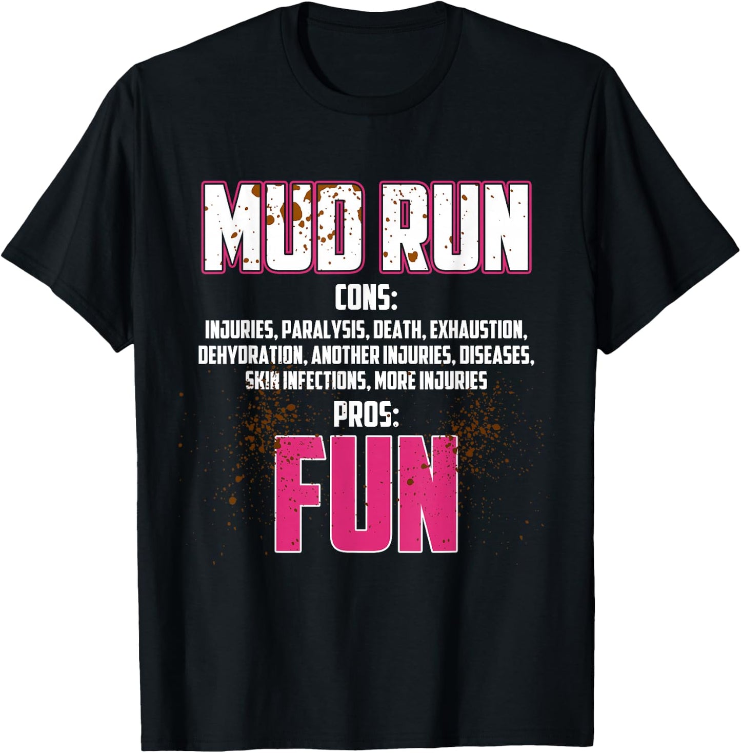 Mud Girl Run T-Shirt - T-Shirt | Black