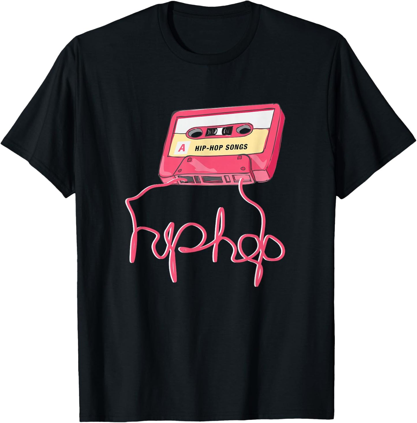 Hip Hop Cassette 90s Disco Street Dance Breake Dance Gift T-Shirt - T-Shirt | Black
