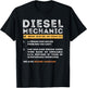 Diesel Mechanic Meaning - Diesel Repairman Auto Repair T-Shirt - T-Shirt | Black