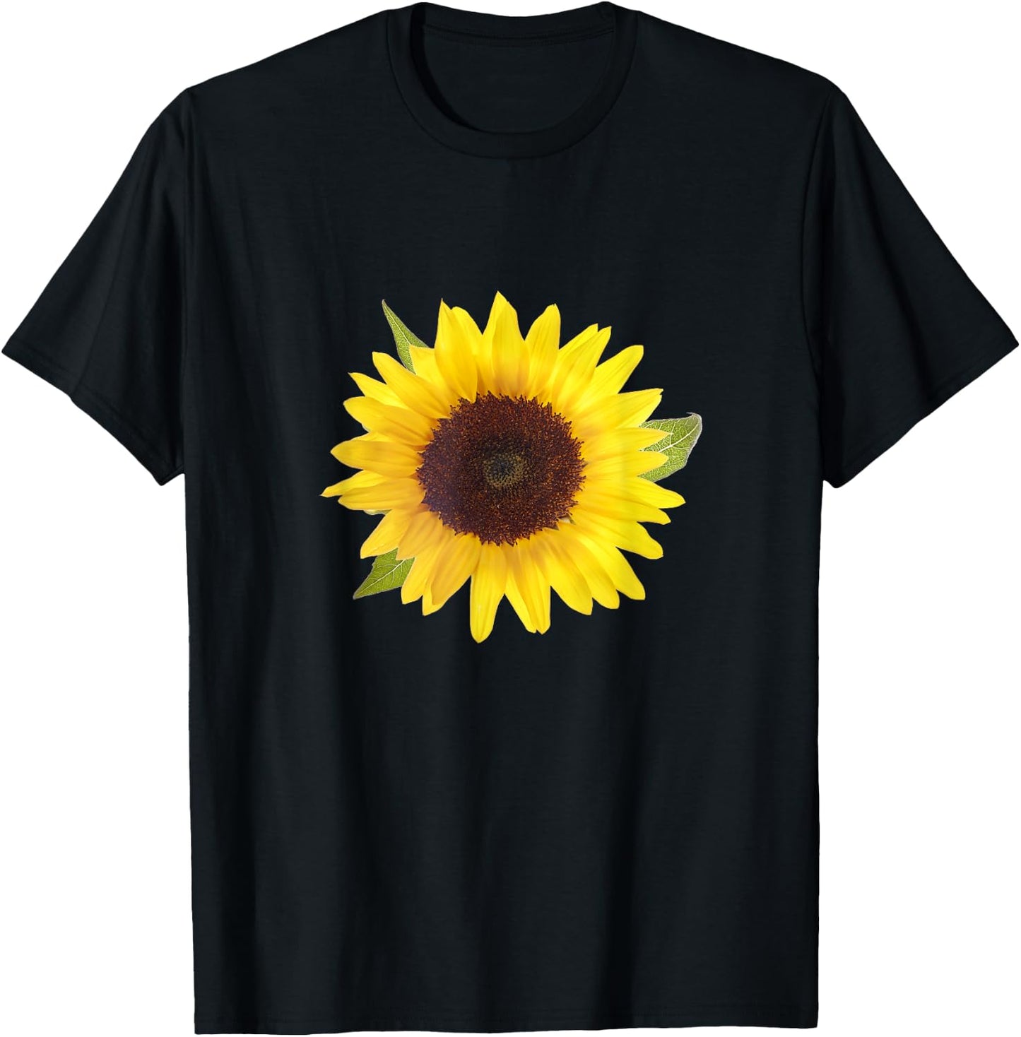 Sunflower Floral Sun Flower, Summer Gardener Men Women Girls Kids T-Shirt - T-Shirt | Black