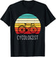 Cycologist - Funny Vintage Cycling & Cyclist Gift T-Shirt - T-Shirt | Black