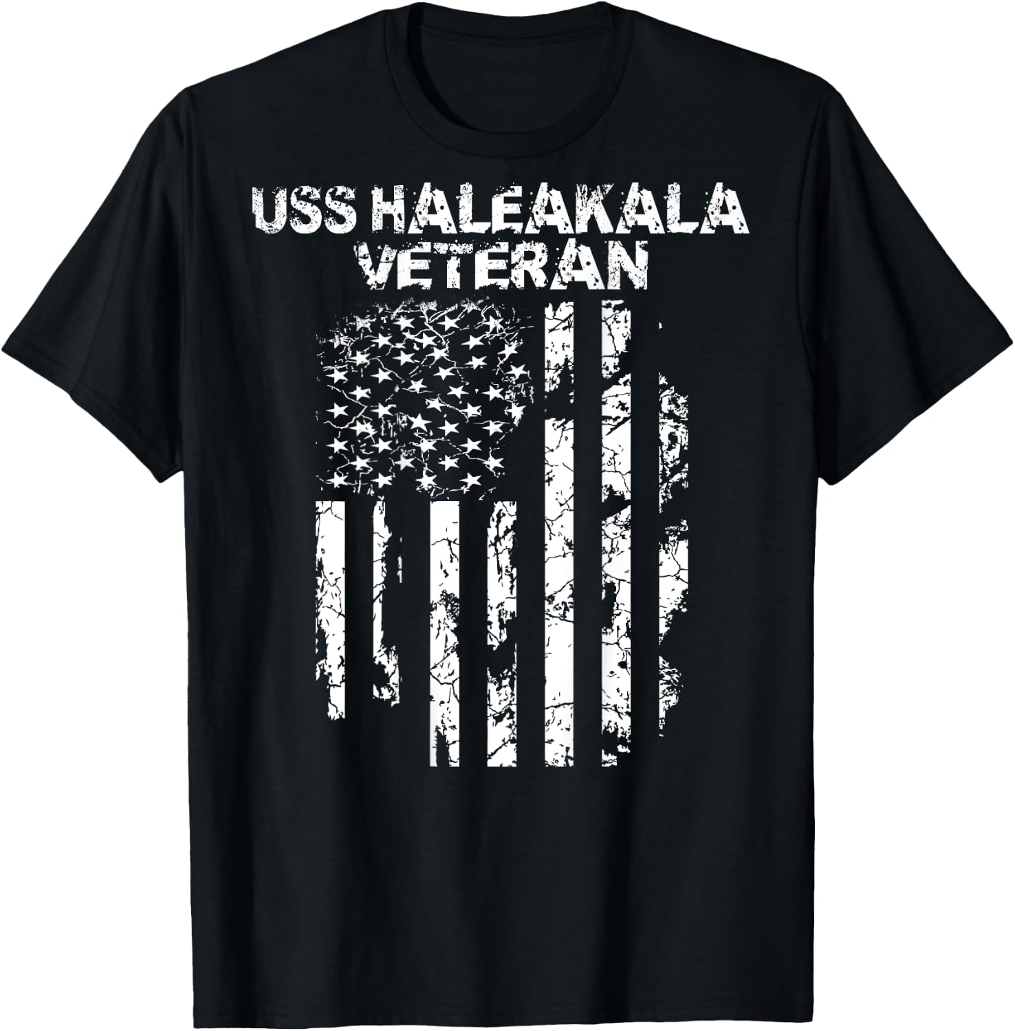 USS Haleakala Veteran T-Shirt - T-Shirt | Black