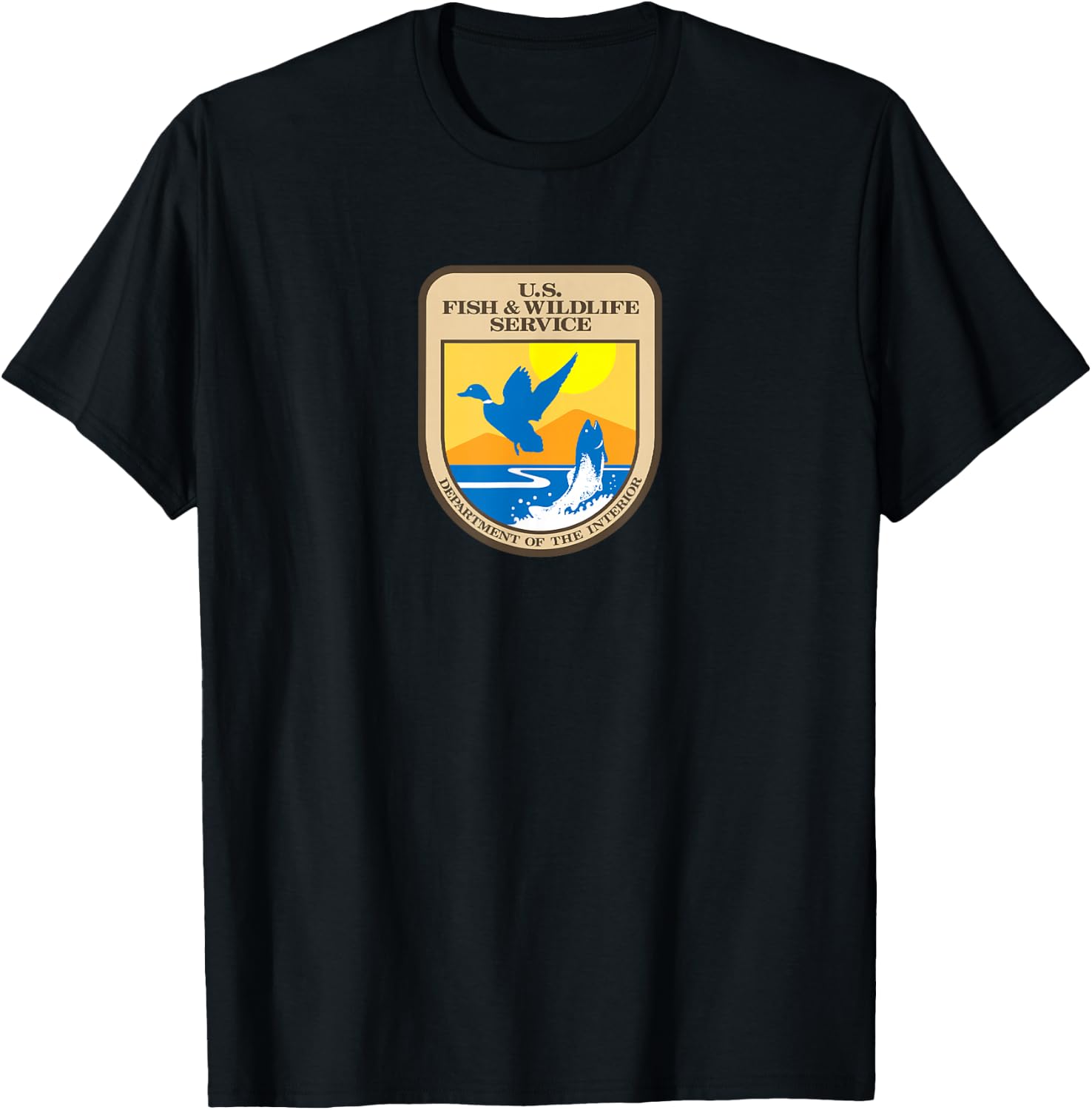 US Fish & Wildlife Service T-Shirt - T-Shirt | Black