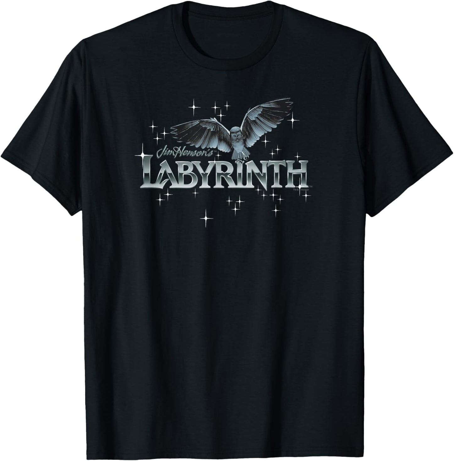 Labyrinth Owl Logo T-Shirt - T-Shirt | Black
