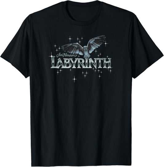 Labyrinth Owl Logo T-Shirt - T-Shirt | Black