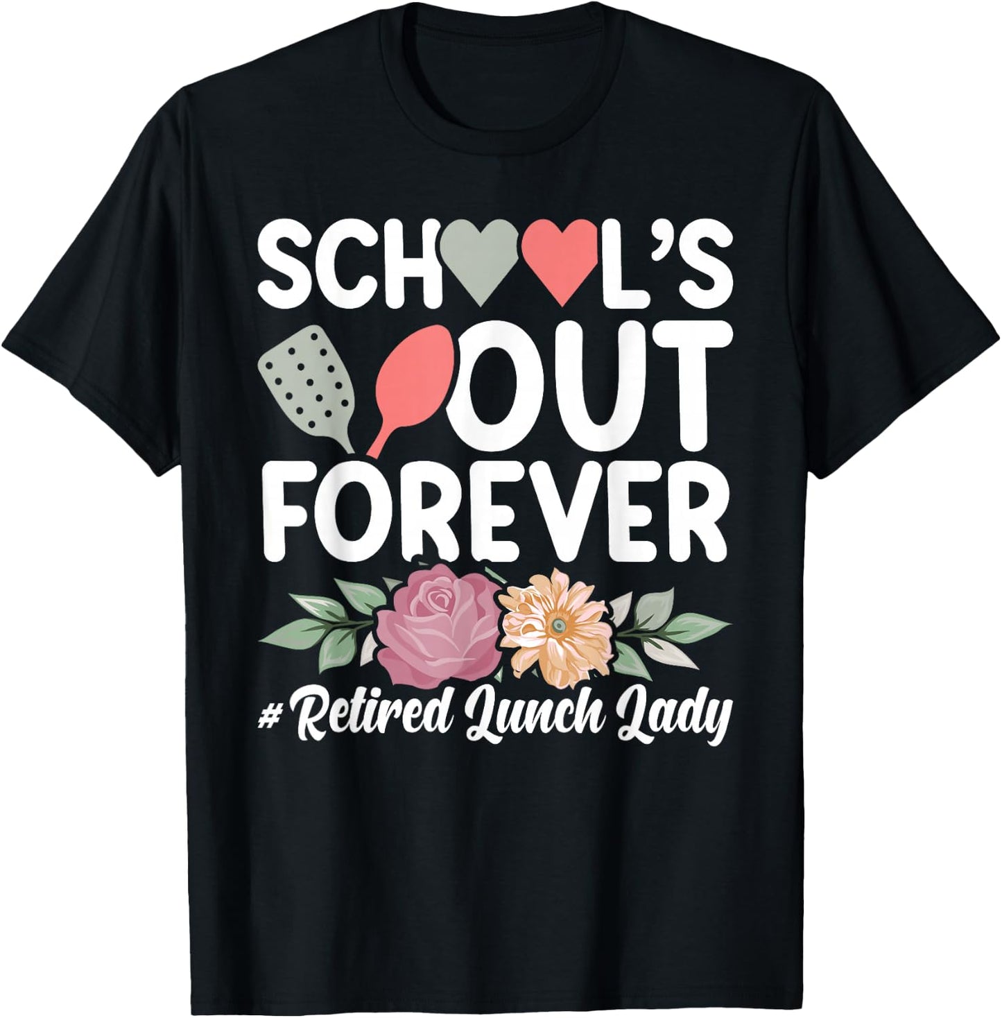 Retired Lunch Lady Retirement Lunch Lady T-Shirt - T-Shirt | Black