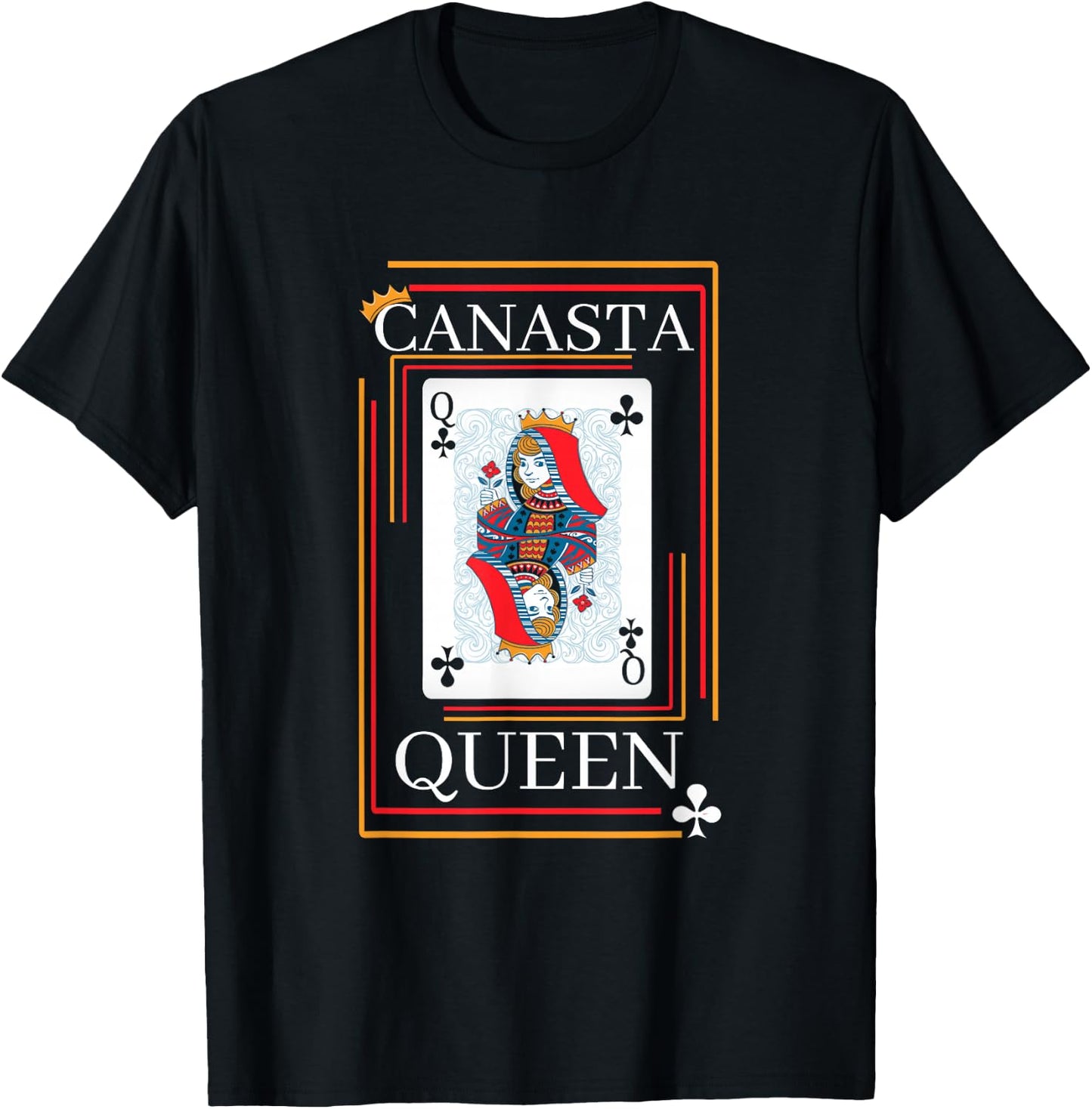 Canasta Queen Canasta Lover Playing Canasta T-Shirt - T-Shirt | Black
