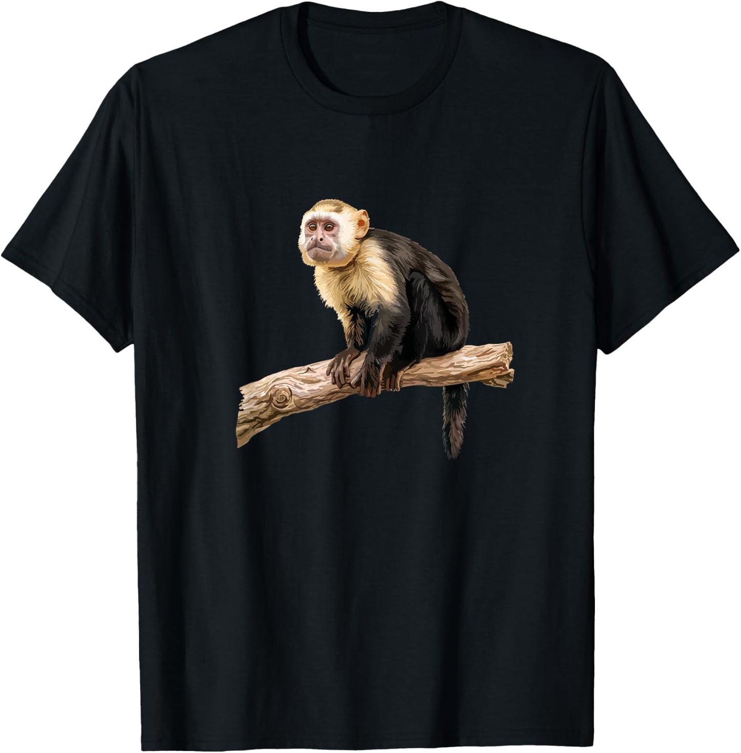 Primate Capuchin monkey whisperer T-Shirt - T-Shirt | Black