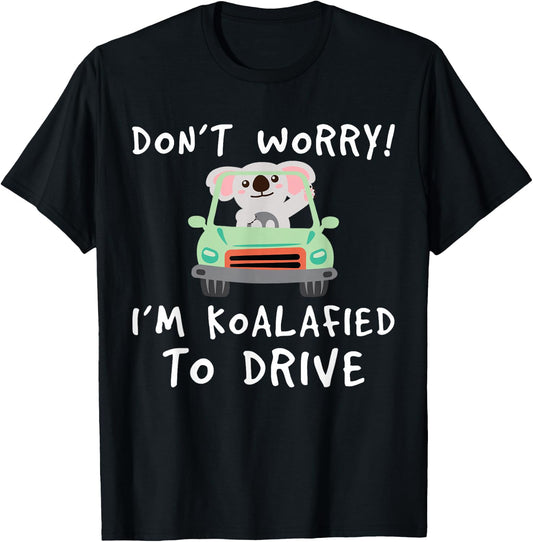 Koalafied Driving Licence Test Driving Student T-Shirt - T-Shirt | Black