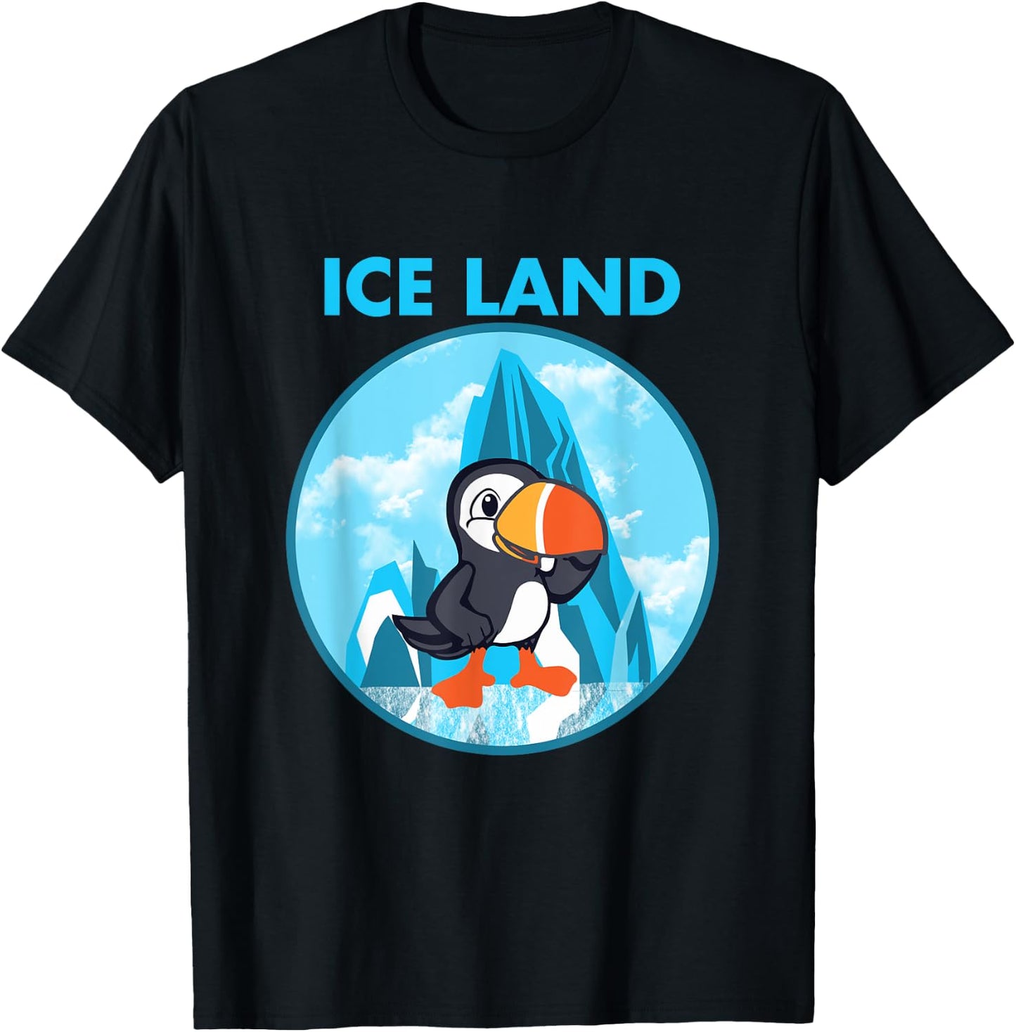 Puffin Iceland T-Shirt - T-Shirt | Black