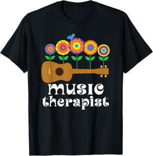 Music Therapist Gift T-Shirt - T-Shirt | Black