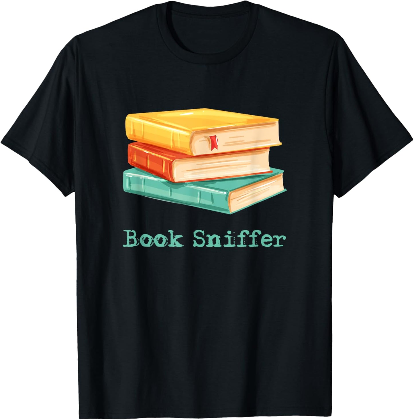 Book Sniffer Sniffing Booksniffing Gift Readers T-Shirt - T-Shirt | Black