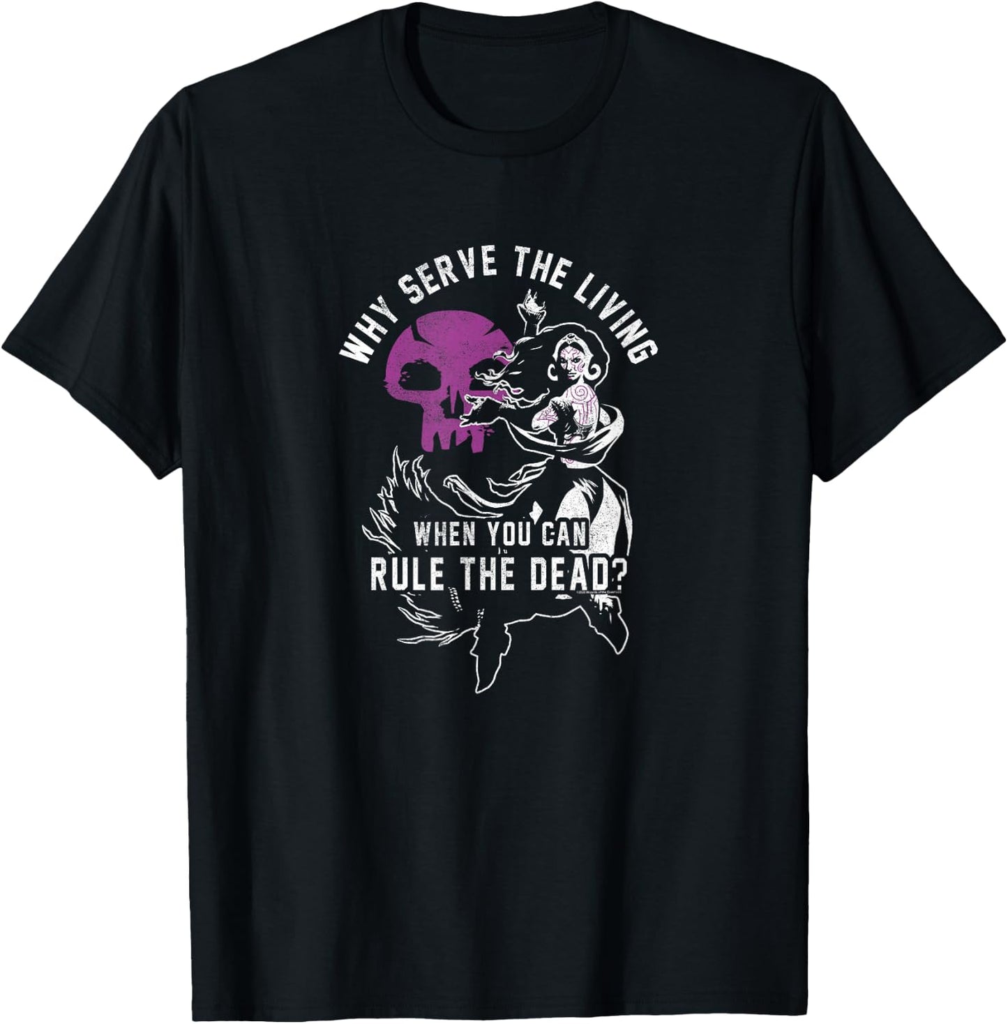 Magic: The Gathering- Liliana Rule The Dead T-Shirt - T-Shirt | Black