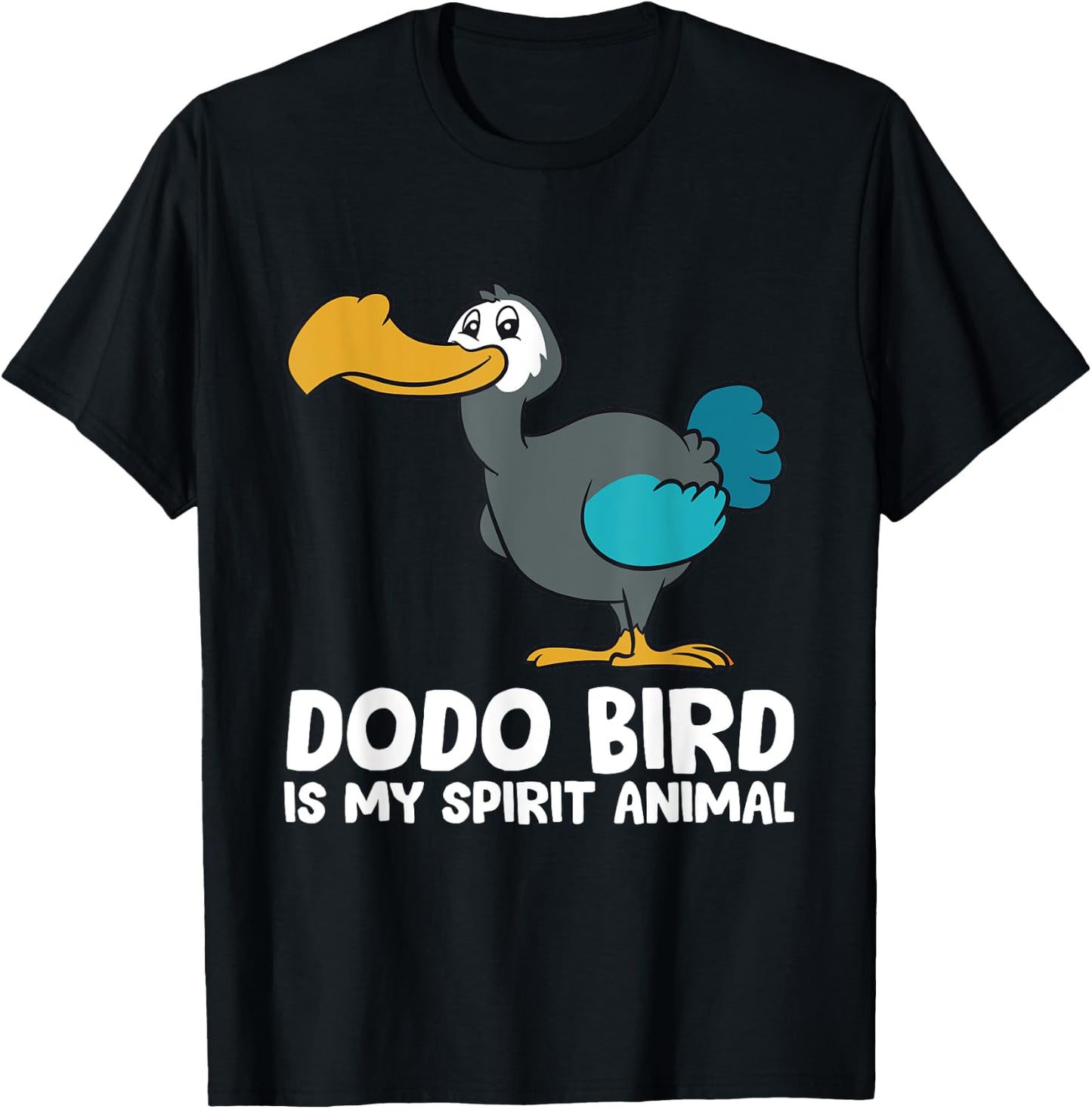 Dodo Bird Is My Spirit Animal Cute Dodo Bird T-Shirt - T-Shirt | Black